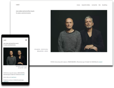 Website rand-musik.de (Jan Gerdes und Dr.Nojoke
