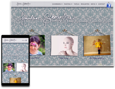 Fräulein Schminke - Anke Brinckmann - Make-up Artist (Kinderschminken, Make-up, Bodypainting in Hannover, Umgebung und Norddeutschland)